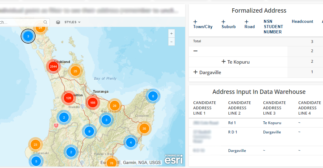 Microstrategy GIS Visualisation